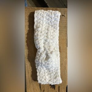 White Textured Headband